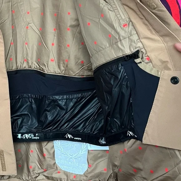 NWT Maloja SelunM. Alpine Insulated Jacket Clay Embroidered Cembra Shelter 38102 - Picture 5 of 12